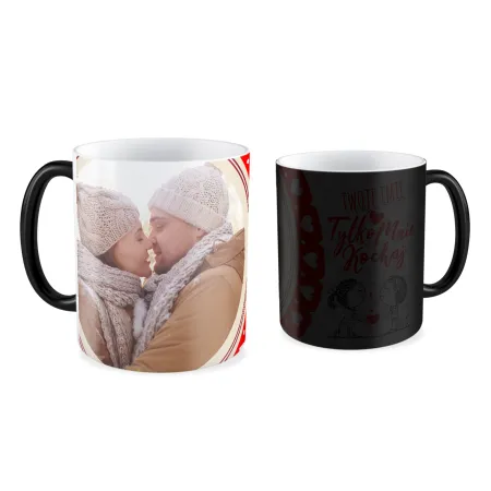 FOTO Kubek magiczny 330ml WALENTYNKI